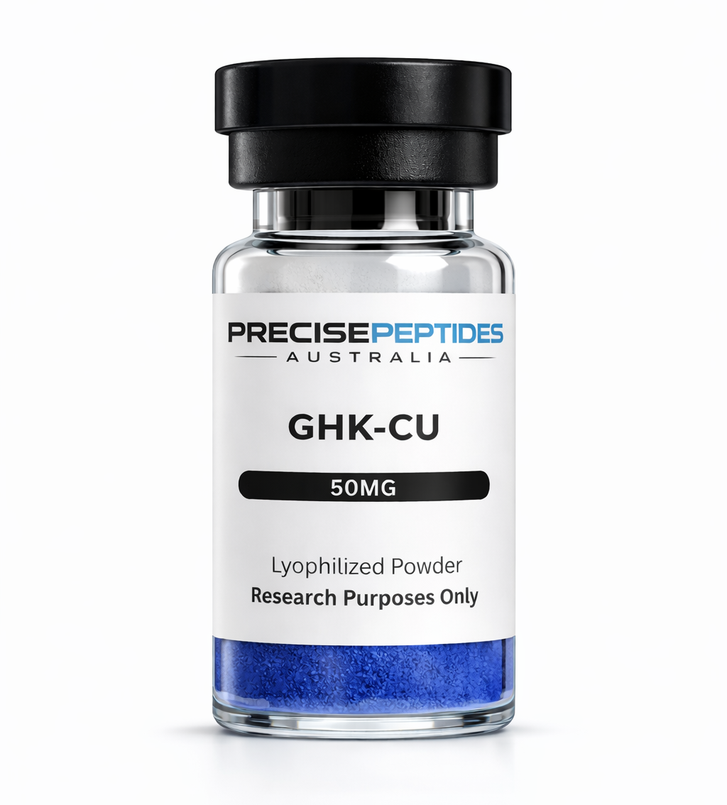 ghk cu aus GHK-CU – Precise Peptides Australia GHK-Cu Blue Copper Peptide Dosage:5/5mg (standard) B-12 Injection