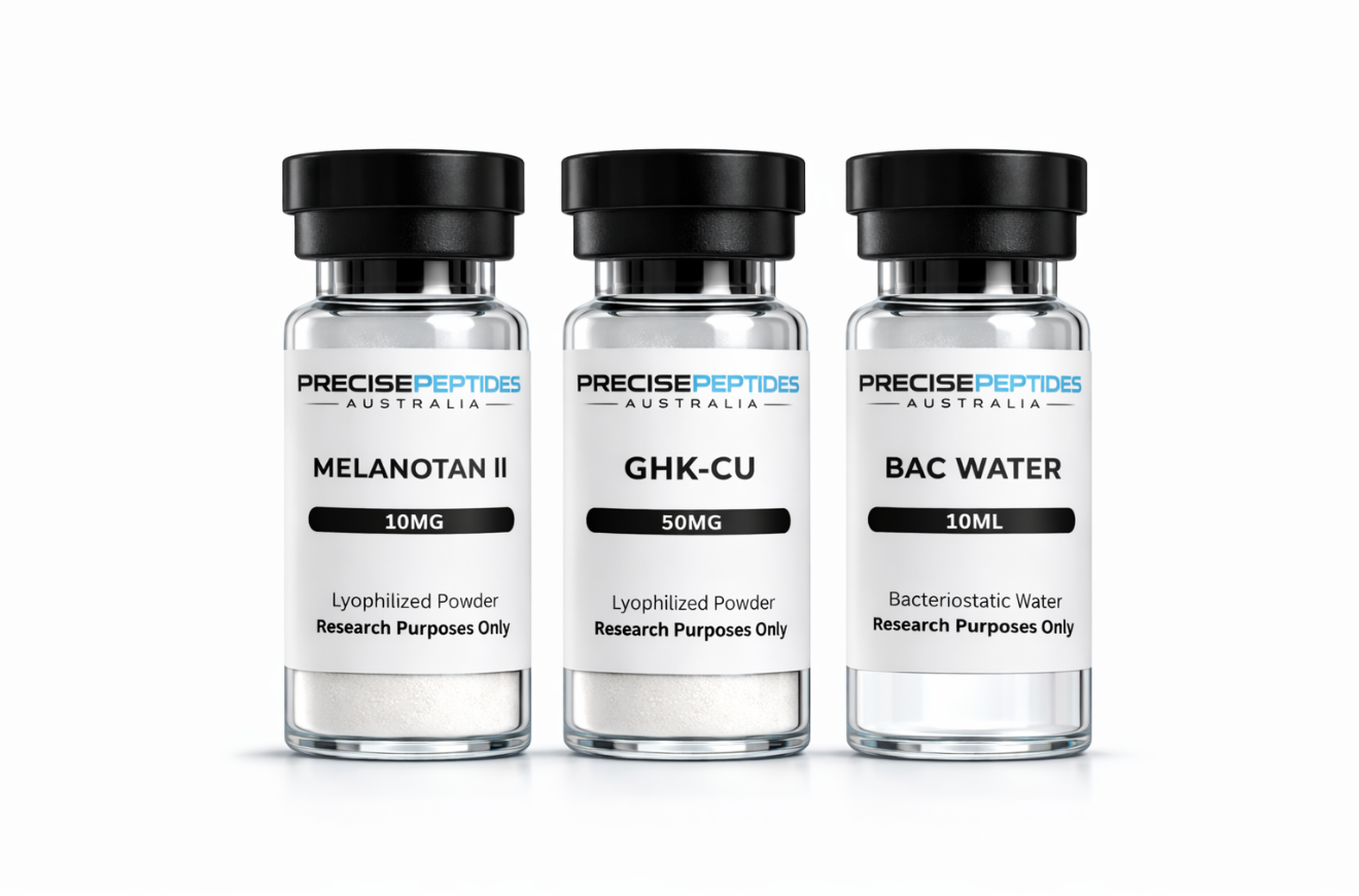Melanotan II + GHK-Cu + Bac Water