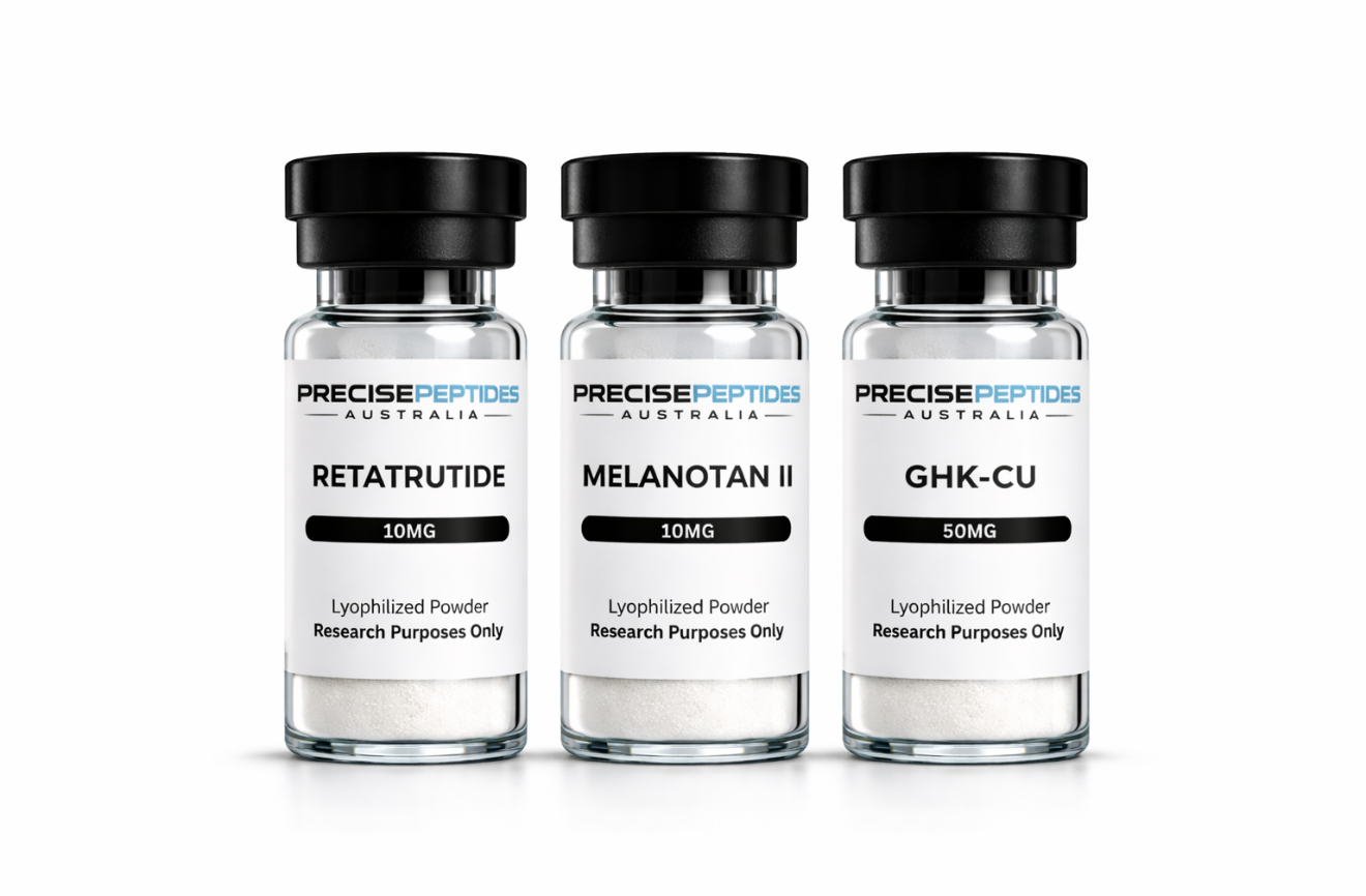 Retatrutide + Melanotan II + GHK-Cu